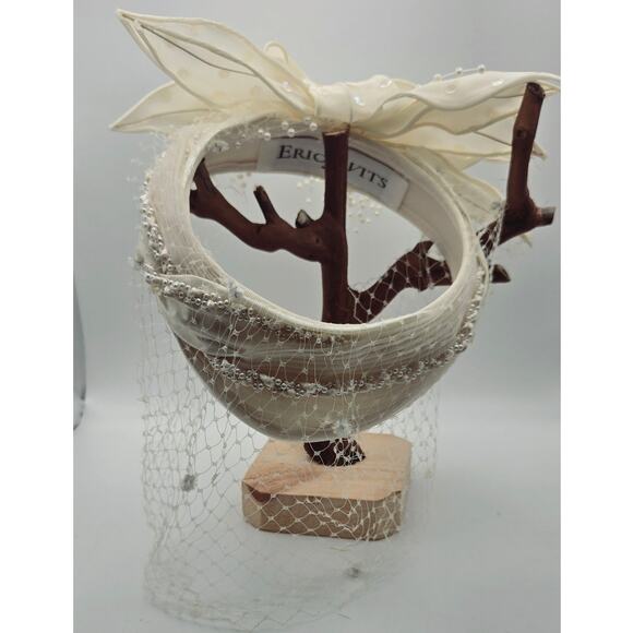 Eric Javits VTG Ladies Hat With Lace - Picture 1 of 14